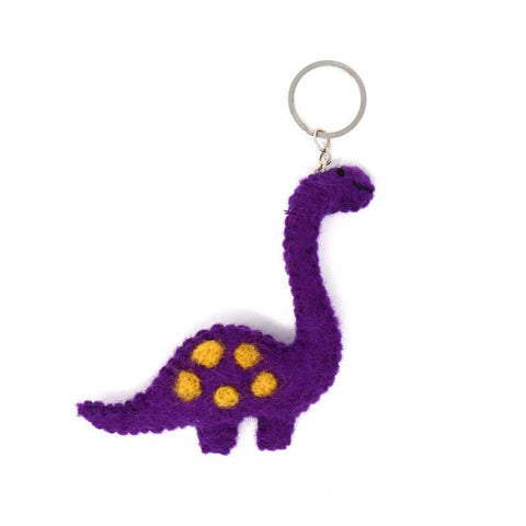 Bronto Dinosaur Keychain