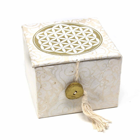 Meditation Bowl Box: 3'' Flower Of Life