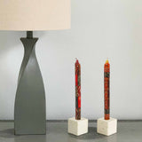 Set of Three Boxed Tall Hand-Painted Candles - Bongazi Design