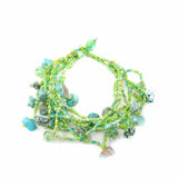 Chunky Stone Bracelet - Greens