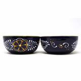 Half Moon Bowls - Blue, Set of Two