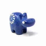 Handcrafted Blue Soapstone Hippo
