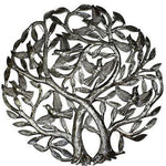 Double Tree of Life Metal Wall Art - 24"