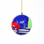 Handpainted Ornament Fox - Pack of 3