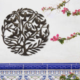 Double Tree of Life Metal Wall Art - 24"
