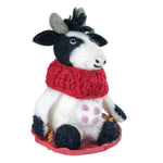 Bessie the Cow Felt Holiday Ornament