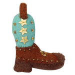 Cowgirl Boot Felt Ornament