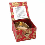 Meditation Bowl Box: 3'' Red Lotus