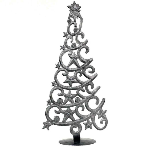 Tabletop Christmas Tree with Stars (14" Tall)