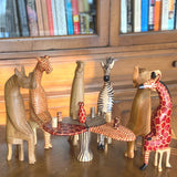 Hand-carved Party Animal Set