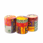 Set of Three Boxed Hand-Painted Candles - Indaeuko Design