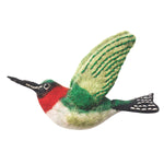 Felt Bird Garden Ornament - Hummingbird