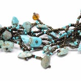 Chunky Stone Necklace - Turquoise