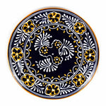 Handmade Pottery 8" Trivet or Wall Hanging, Blue