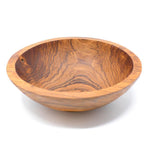 8-Inch Hand-carved Olive Wood Bowl