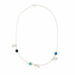 Necklace, Feathers and Turquoise